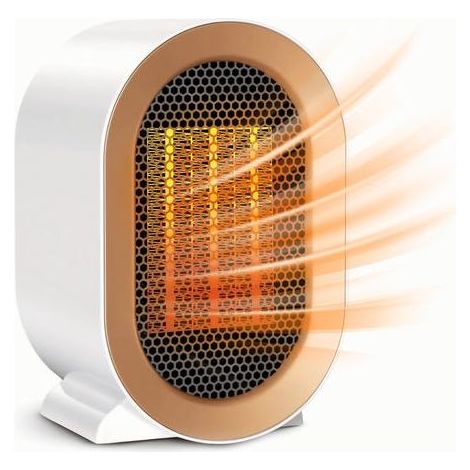 Chauffage soufflant électrique RHG 1200W, professionnel, 2 vitesses. Chauffage d'appoint puissant pour bureau et maison. (1/5)