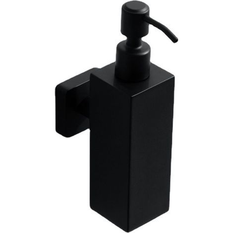 Distributeur de Savon Mural Rechargeable - Design Carré Moderne - Acier Inoxydable - Pour Salle de Bain et Cuisine - Sans Contact - Installation Facile - Économique et Écologique (1/5)