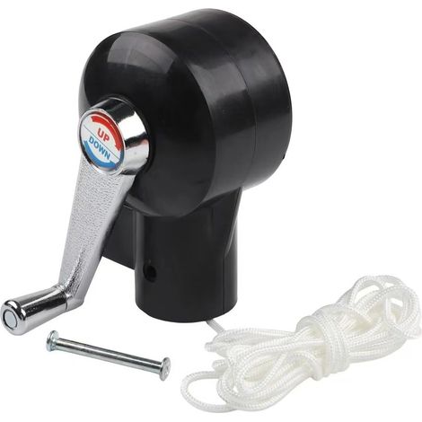 Accessoires pour parasol de terrasse – Pièces de rechange : Support robuste et manivelle pour parasol – Idéal pour pique-nique, plage, terrasse (1/4)