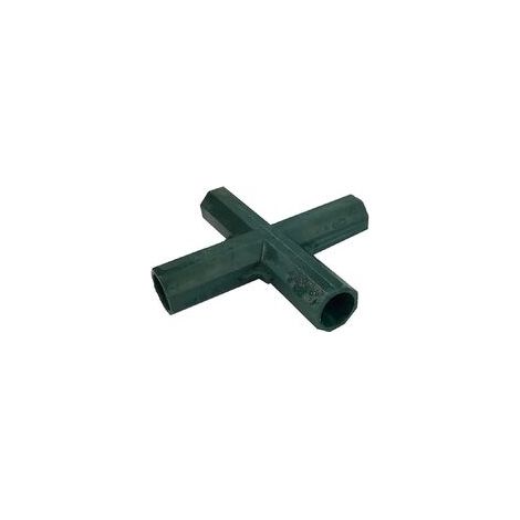 Stück Gartenrahmen-Eckverbinder 4-Wege-Rohrverbinder Gewächshaus-Eckverbinder Möbelrahmen innen 16 mm (flach 4-Wege) (1/5)