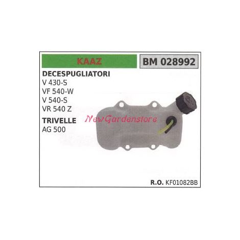 Serbatoio carburante KAAZ motore decespugliatore V 430-S VF 540-W 028992