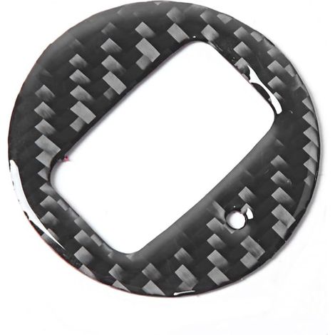 Carbon Fiber Self-Adhesive Trim for Keyhole Switch, Car Interior for 2011-2018 (1/5)