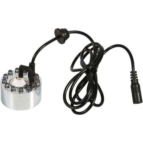 Brumisateur À Ultrasons - 24 V - 12 Led Colorées - Pour Fontaine Étang Rocaille - 1 Pièce (1/4)