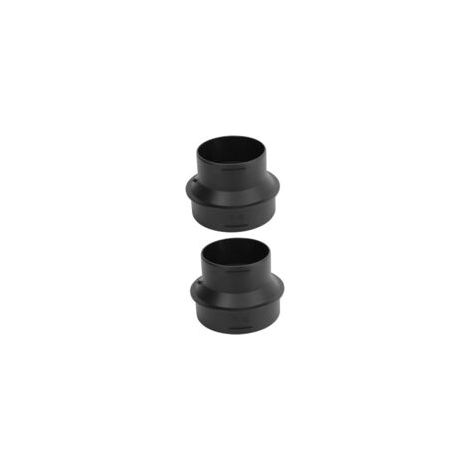Webasto Lot de 2 raccords pour tuyau de conduit de chauffage, adaptateur de chauffage auxiliaire de 60 à 75 mm, raccord de tuyau de chauffage auxiliaire durable, pour chauffage Webasto (1/5)