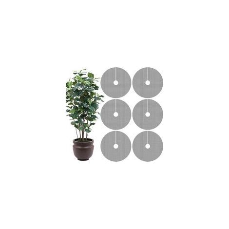 Pièces Grille de Protection pour Pot de Fleurs, 30cm Couvercle de Protection du Sol pour Pots de Fleurs, Protector Contre Les Chats, Protège la Terre des Animaux et des Enfant (1/5)