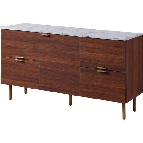 Aparador Moderno Buffet Mármol Falso Madera Ashton Teamson Home VNF-00081 (1/5)