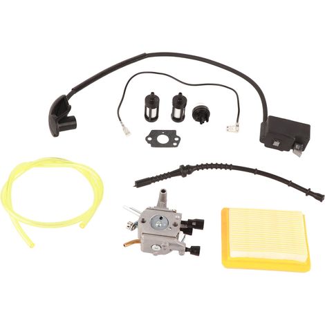 Filtre à carburateur et bobine d'allumage pour débroussailleuse STIHL FS120, 120r, FS200, FS250, FS300 et FS350