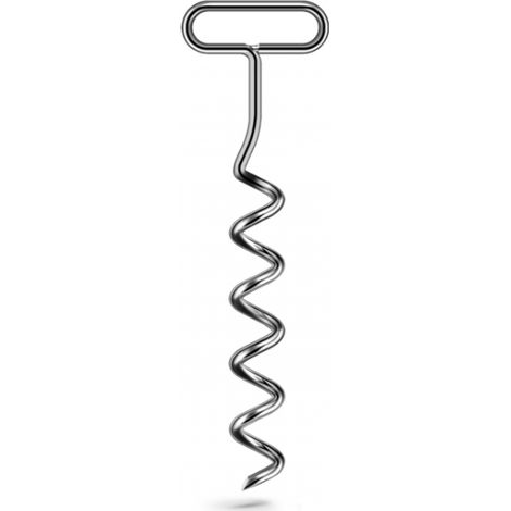 Kit de anclaje al suelo de 1 pieza para trampolín, columpio, estacas de anclaje en espiral con correas, anclajes para trampolín, estacas de anclaje de acero (1/5)