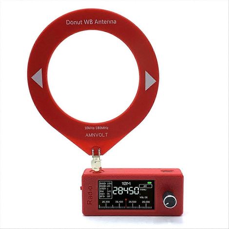 Antenne mini boucle SMA 10 kHz-180 MHz, format de poche, radio SI4732, récepteur, mini radio (1/5)