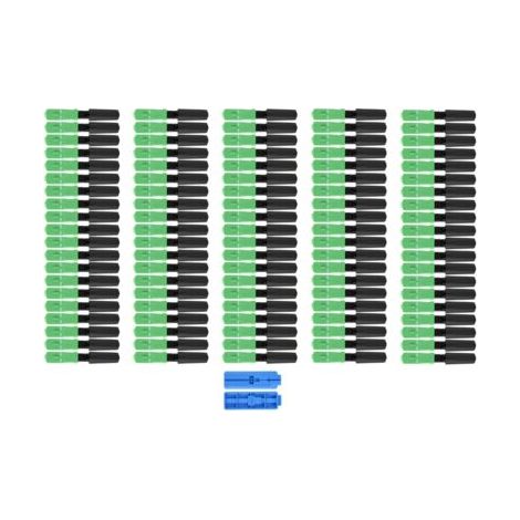 100 connecteurs rapides SC/APC pour fibre optique intégrée (fiche droite)