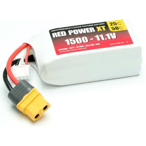 Red Power Pack de batterie (LiPo) 11.1 V 1500 mAh Softcase XT60