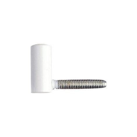 Paumelle fiche P50 femelle Ø15mm finition blanche – Pour bois dur – Solution esthétique pour projets de bricolage – Otlav