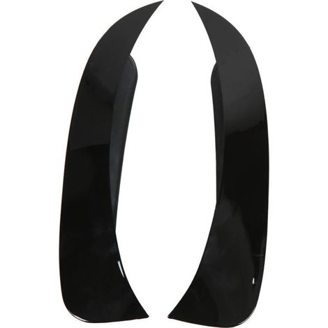 Aileron de pare-choc arrière noir brillant de remplacement, 2 pièces, pour Mercedes classe GLA X156 GLA200 260 GLA45 AMGLine 20142019. (1/5)