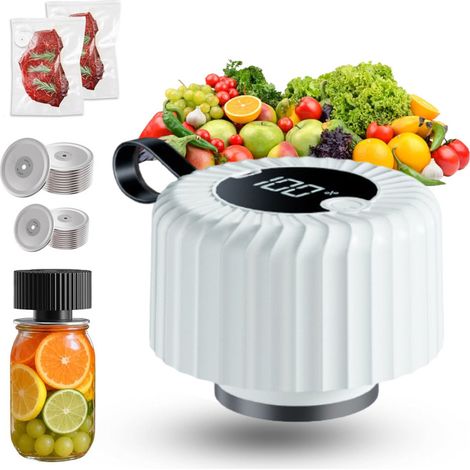Scelleuse sous vide pour bocaux Mason (commerce international), machine de scellage pour bocaux Mason, scelleuse électrique pour bocaux Mason, pompe à vide (1/5)