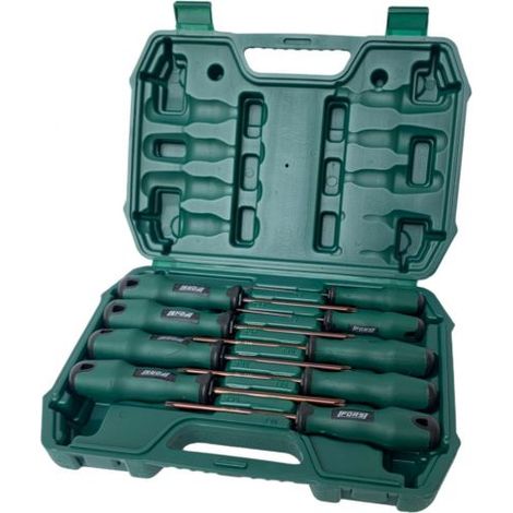 Serie 9 Cacciaviti Torx da T6 a T40 con Punta Magnetica impugnatura Antiscivolo (1/5)