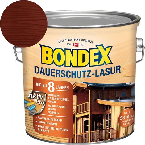 Bondex Dauerschutz-Lasur Mahagoni 2,50 l - 329911 (1/5)