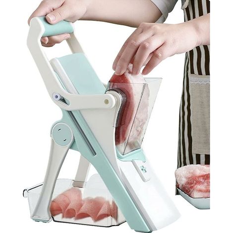 Mandolina de cocina 5 en 1 ZVD, cortadora manual multifuncional de verduras, cortadora en juliana con cuchilla de acero inoxidable para zanahoria, papa, pepino y fruta. (1/4)
