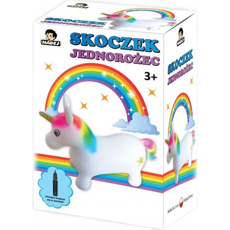 Jersey de unicornio 67X27X47CM, bomba 23CM 0490 (1/4)