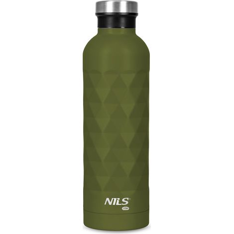 750ml Stainless Steel Leak-Proof Water Bottle - Green (1/5)