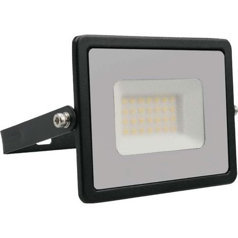Projecteur LED Extérieur 30W [Dernière Génération] - IP65 – 4000 Lumen - Lumière 6400K Blanc Neutre – Lampe Spot LED d'Extérieur Étanche - Couleur Noir, VT-4031B (1/5)