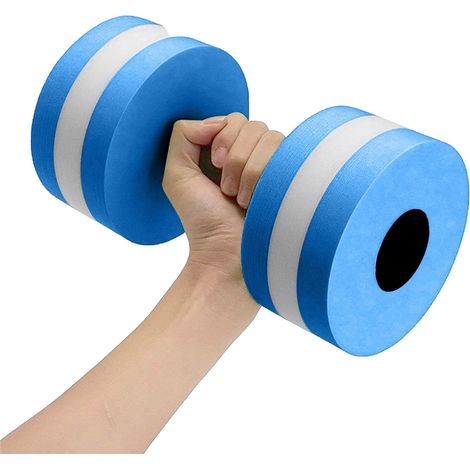 1 Paire Haltères Aquatiques,Mousse EVA,Résistance Lourde,Design Renforcé,Pour Aérobic et Piscine (1/5)