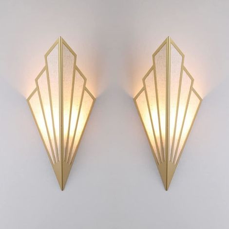 Moderne, minimalistische und kreative Wandleuchte, ideal für Schlafzimmer, Flure und Wohnzimmer, E12-Fassung, Art-Deco-Stil, 1 Stück pro Packung. (1/5)