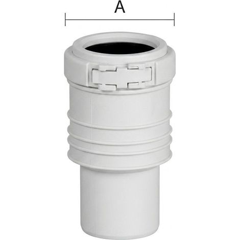 Giunto flessibile-rigido maschio dn80 pp bianco stabile smf pafl 09 m d80