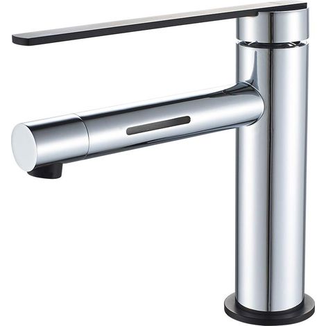 Mitigeur de Salle de Bain Led, Robinet de Lavabo avec 2 Couleurs Changeantes, Chromé (1/5)