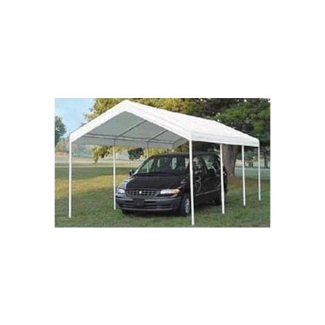GAZEBO CARPORT SENZA PARETI LATERALI BIANCO mt.3x6 VETTE