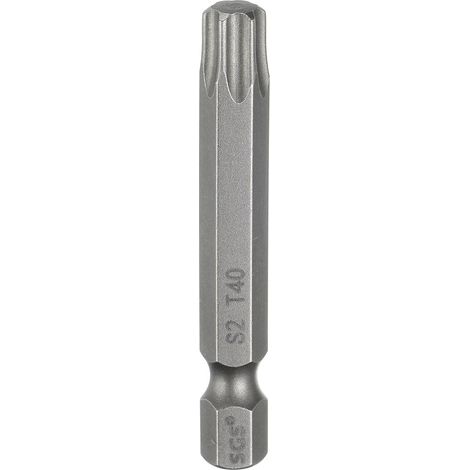 Embout Tournevis Torx T40 Tige Hexagonale 1/4" Embout Tournevis (1/5)