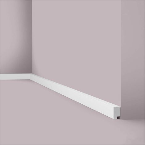 NMC FL11-box-10 WALLSTYL Noel Marquet 1 caja 10 piezas Zócalo diseño moderno blanco  20 m (1/5)