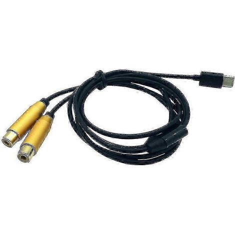 Câble RCA femelle vers USB-C (signal vidéo/audio) - 0,8 mètre (1/5)