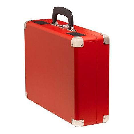 Giradischi denver vpl - 120 - usb con software per pc - rosso