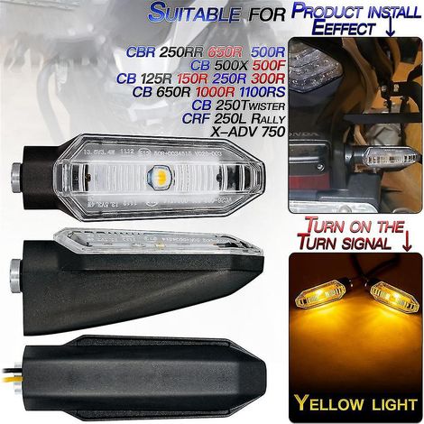 LED-Seitenblinker für Motorräder der Modelle CB125/CB650R/CBF/X-/CB 150R/CB 300R/--