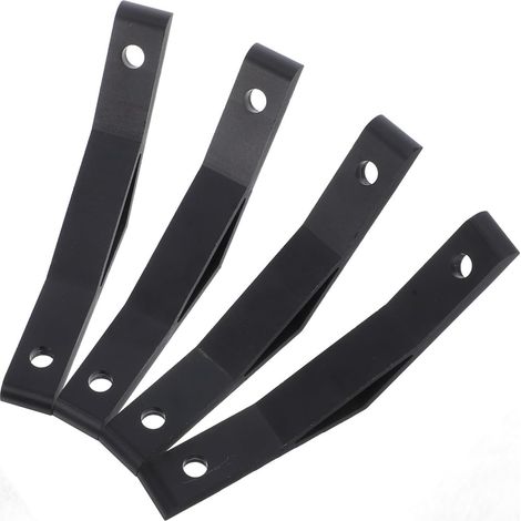 Juego de 4 escuadras angulares de aleación de aluminio de 135°, robustas y duraderas, con un diseño elegante, ideales para proyectos de construcción y bricolaje. (1/4)