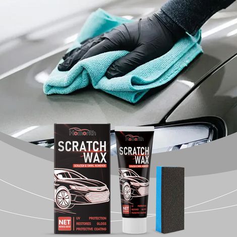 Car scratch repair wax, car paint polishing wax, paint scratch maintenance and restoration wax -- 60g + sponge (1/5)