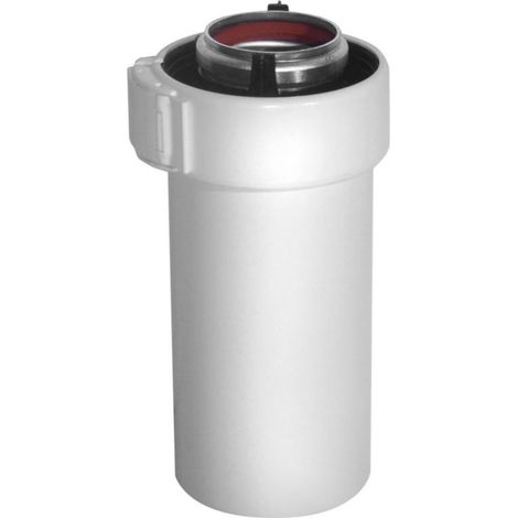 Conduit Rolux Gaz Ø 60/100mm alu/PVC longueur 1000mm (1/2)