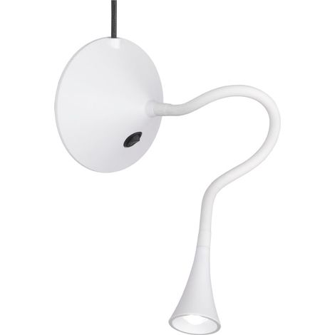 Lampada tavolo da Interno a LED in Plastica Bianco