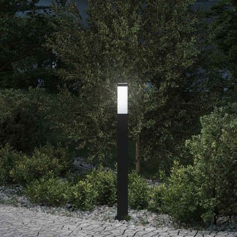 vidaXL Lampada a paletto 80 cm Nera IP44