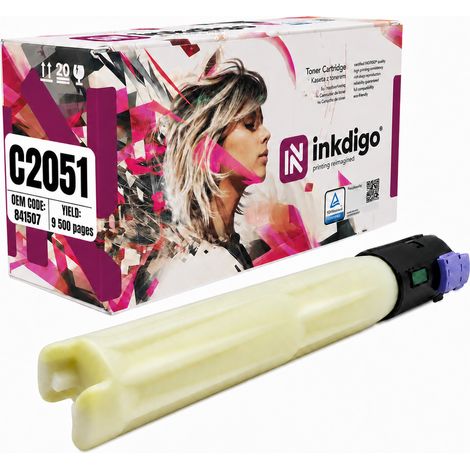 Tóner Inkdigo 841507 compatible con Ricoh Aficio MPC2051 MPC2551 MPC2051AD con certificación TÜV. (1/5)