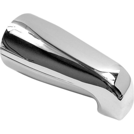 Chrome bath spout with 1/2 and 3/4 IPS connections – 12.7 cm metal bath filler spout for easy installation and replacement (electric plating) (1/5)