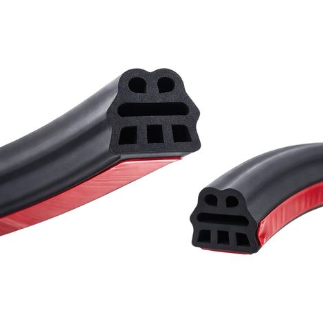 Joint Porte Voiture Caoutchouc Adhésif 5m, Joint Caoutchouc Universel pour Porte de Voiture, Étanchéité, Isolation Phonique, Résistant aux Intempéries (1/5)