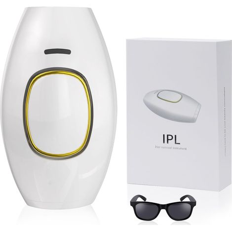 Filiyano-Épilation laser, appareil d'épilation laser pour femmes et hommes, épilation indolore du corps et du visage à domicile (blanc) (1/5)