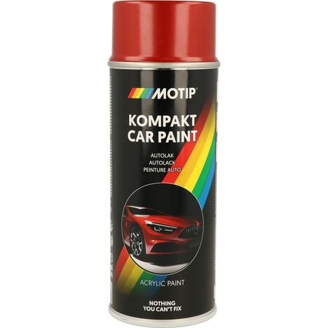 PEINTURE ACRYLIQUE KOMPAKT 51620 ROUGE METALLISE 400ML MOTIP