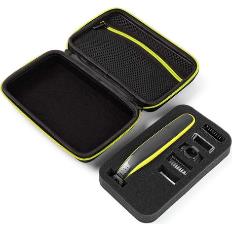 Étui de transport pour rasoir Philips QP2520, housse de protection en nylon résistant, organisateur de voyage pour rasoir électrique, noir-vert