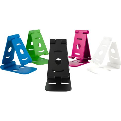 1x Supporto Smartphone Cellulare da Tavolo Scrivania Pieghevole Tascabile
