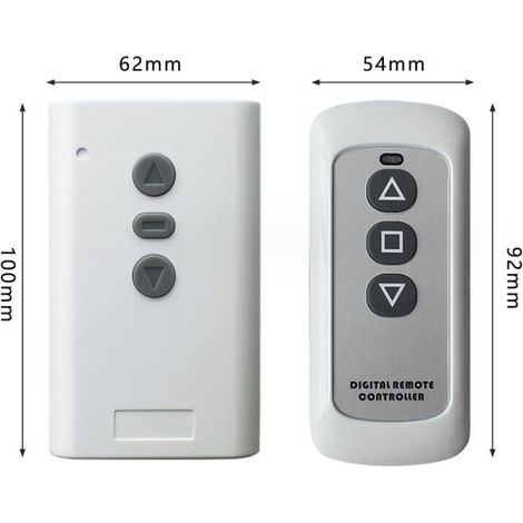 Interruttore di controllo remoto wireless 433 MHz Interruttore di controllo remoto wireless universale 220 V per tenda del proiettore, ascensore, marca, controller per tessuto elettrico dello schermo (1/4)