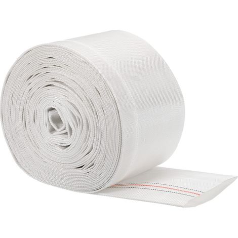 Tuyau de Refoulement 80mm ID 15m de Long Tuyau Vidange Piscine PVC Léger Contre-Lavage Tuyau Plat Renforcé Décharge 0.8Mpa Pour Piscine (1/5)