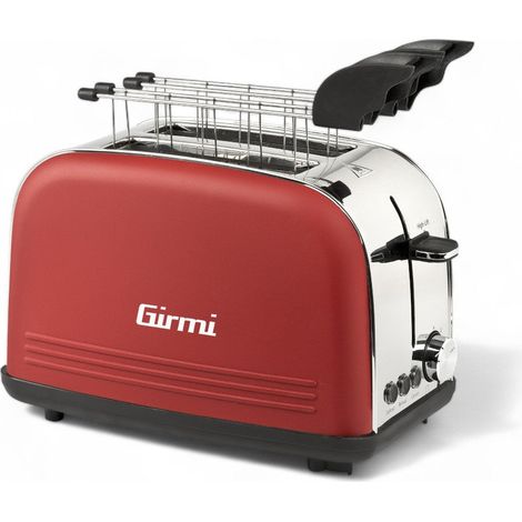 Tostapane elettrico 850w con ampie fessure funzioni riscaldamento scongelamento cottura spegnimento automatico vassoio raccogli briciole (1/5)