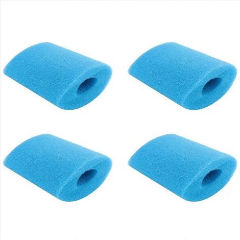 Set mit 4 Poolfilterschwämmen, Typ H, wiederverwendbar und waschbar, hohe Filtrationseffizienz, einfacher Austausch, langlebiges Wartungszubehör. (1/5)